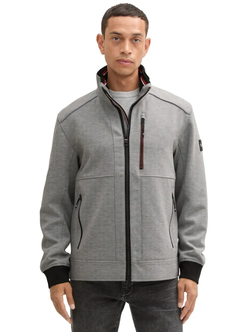 Tom Tailor Jacken|Big Boys*Übergangsjacke mit Reflektoren steel knitted structure