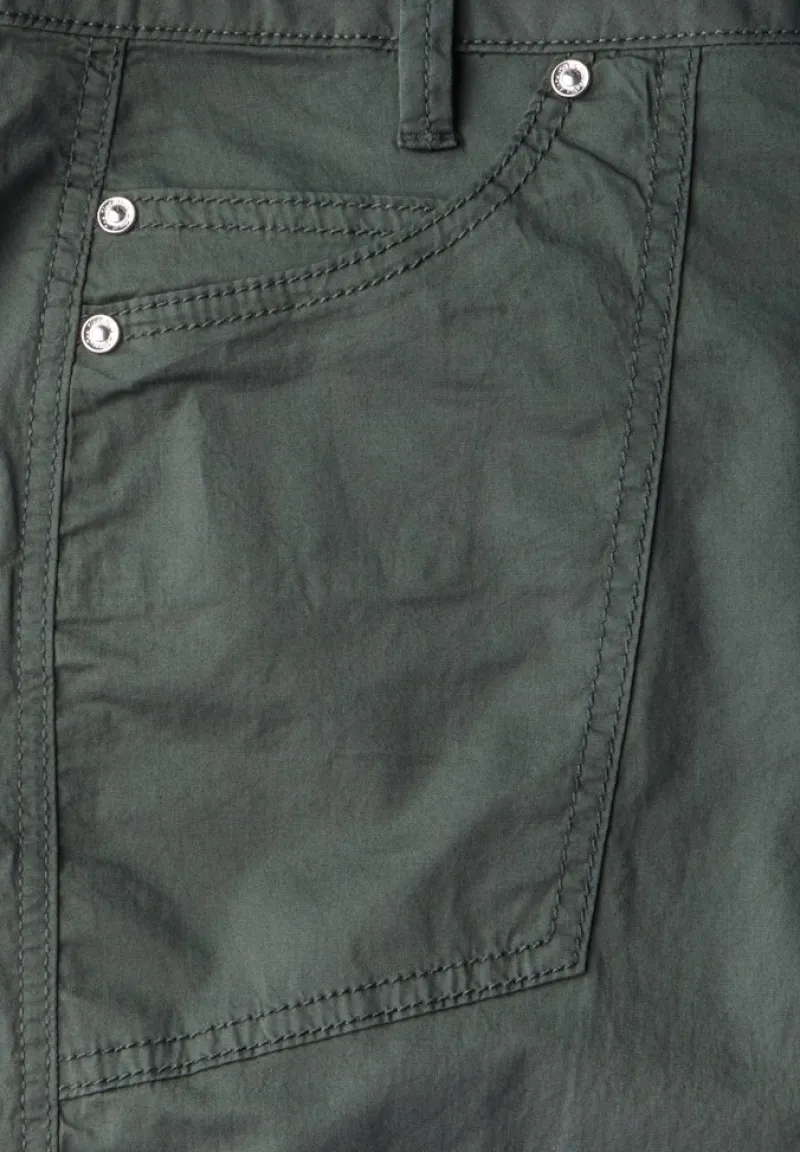 Street One Shorts*Bermuda mit Turn-Up marshy green