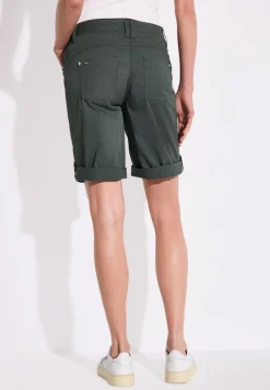 Street One Shorts*Bermuda mit Turn-Up marshy green