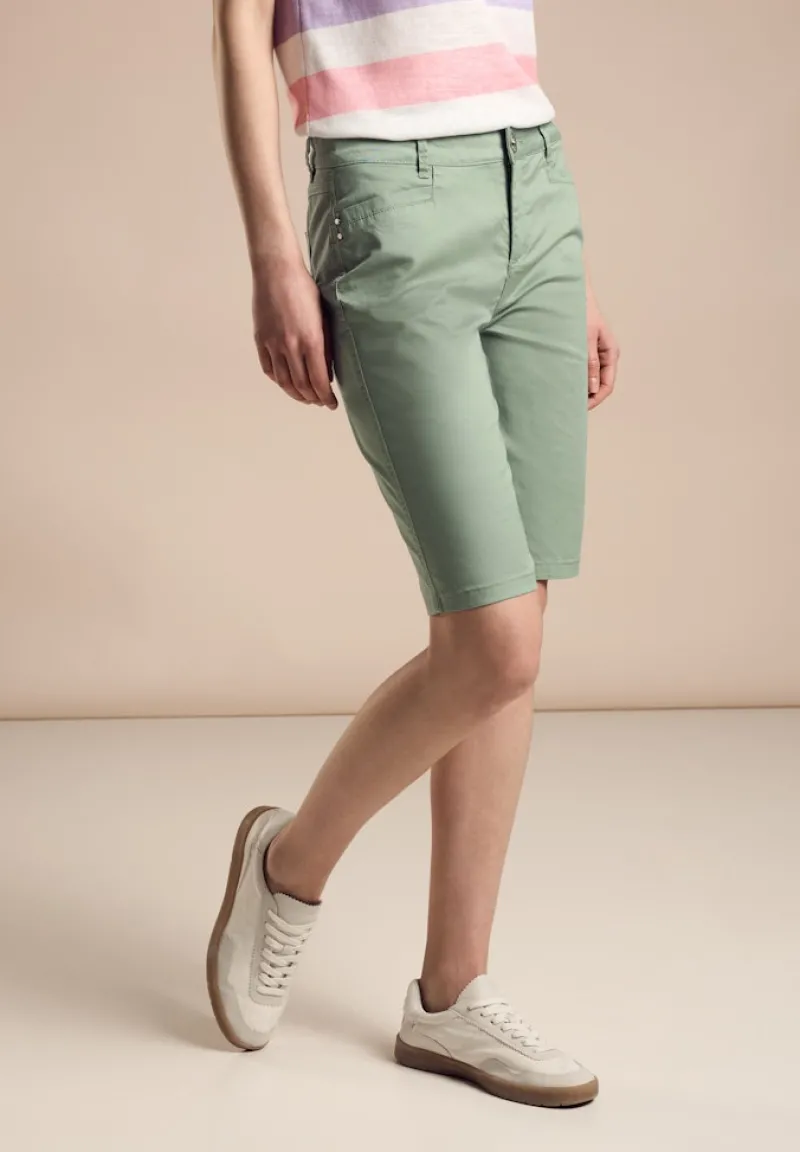 Street One Shorts*Bermuda Shorts dry salvia green
