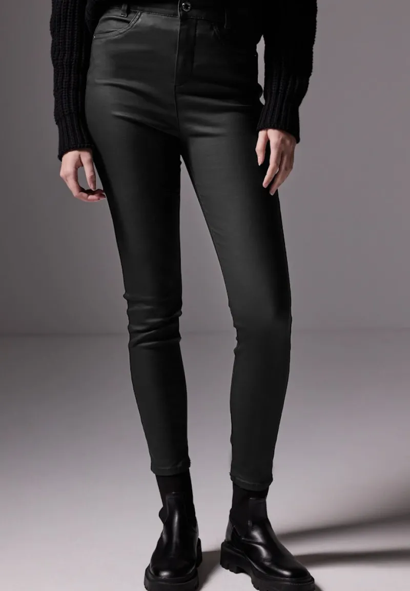 STREET ONE STUDIO Hosen*Beschichtete Hose Black