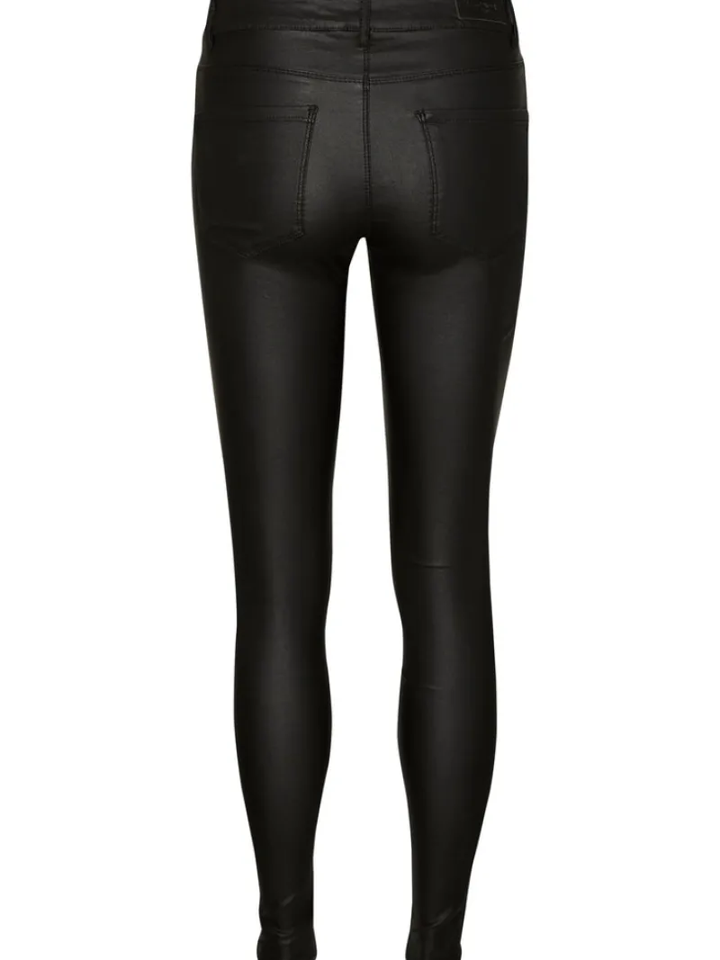Vero Moda Hosen*Beschichtete Hose Black