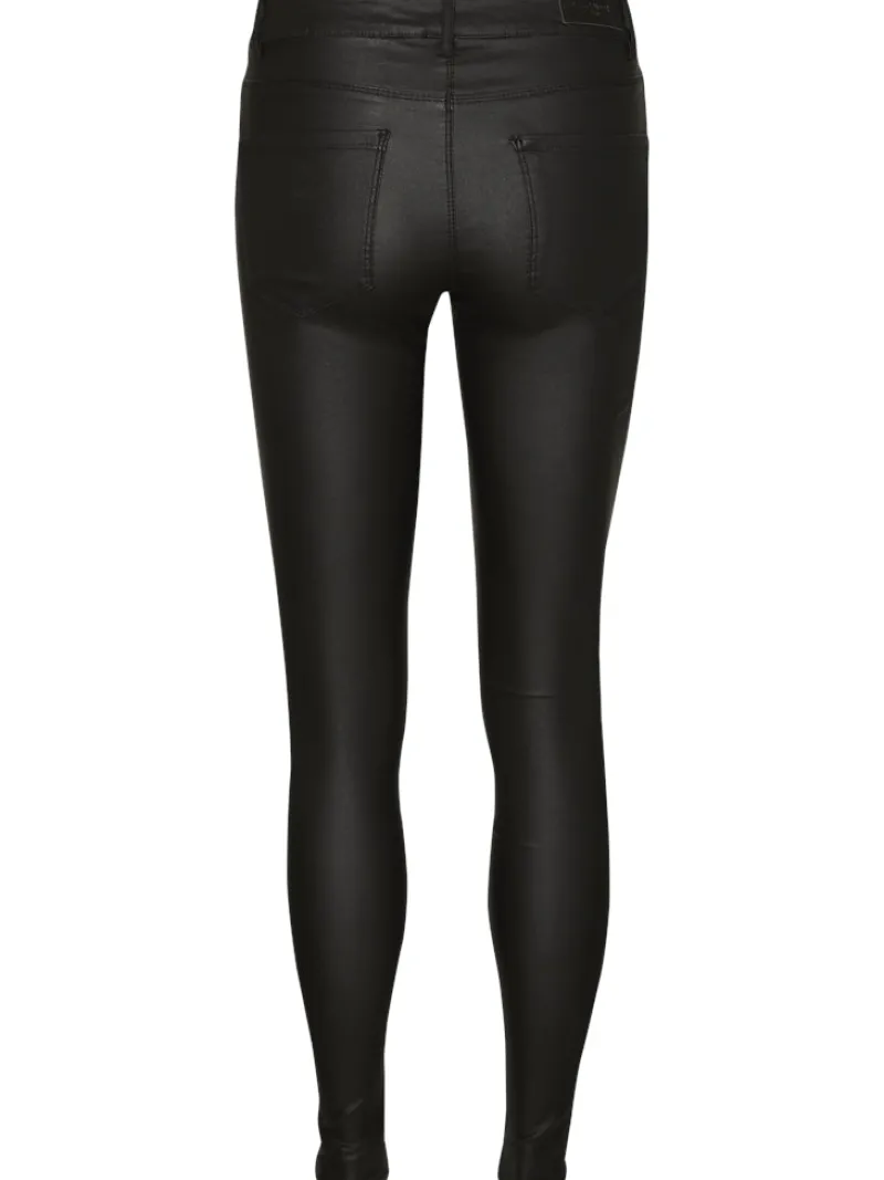 Vero Moda Hosen*Beschichtete Hose Black