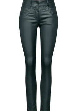 Cecil Hosen*Beschichtete Hose fir green