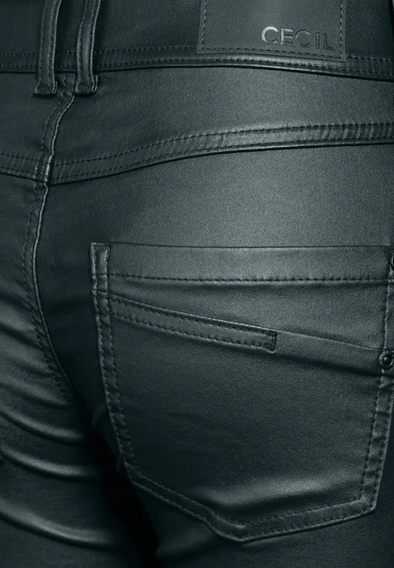 Cecil Hosen*Beschichtete Hose fir green