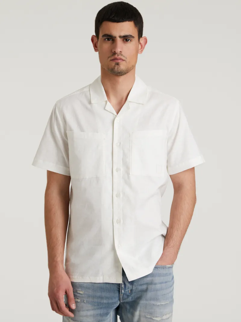 Chasin' Hemden*BIZZ LINEN F WHITE