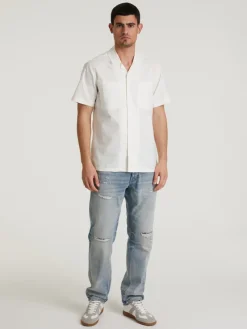 Chasin' Hemden*BIZZ LINEN F WHITE