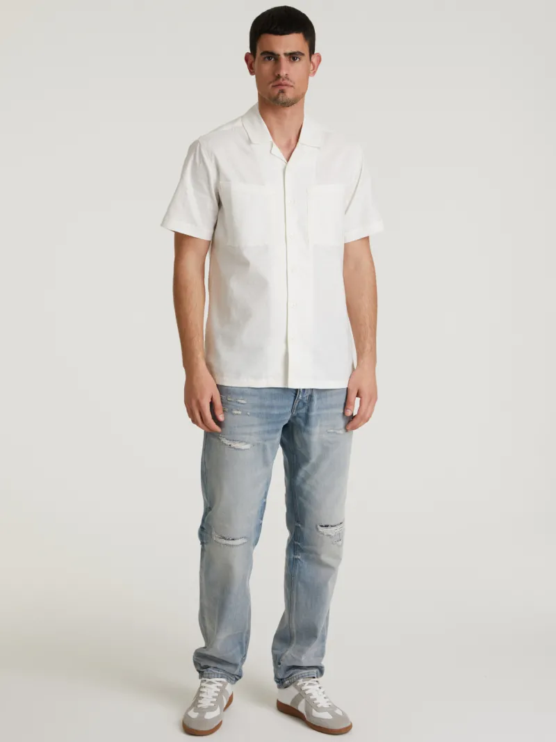 Chasin' Hemden*BIZZ LINEN F WHITE