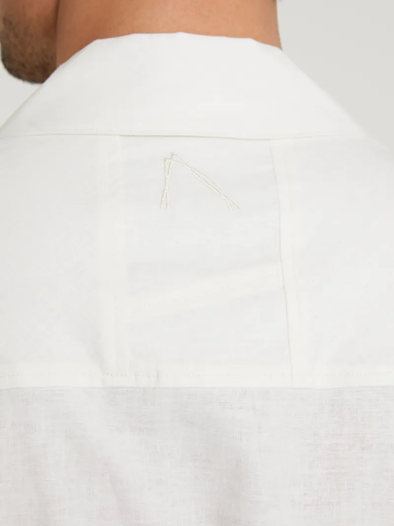 Chasin' Hemden*BIZZ LINEN F WHITE