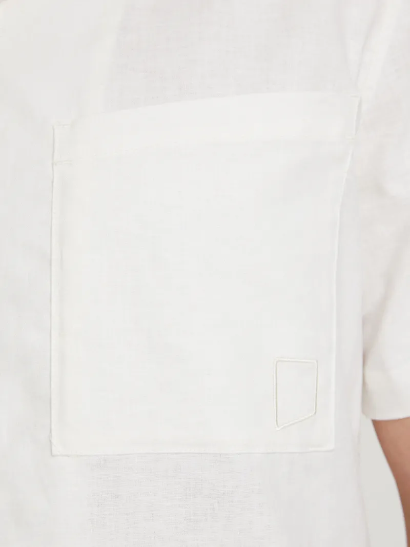 Chasin' Hemden*BIZZ LINEN F WHITE