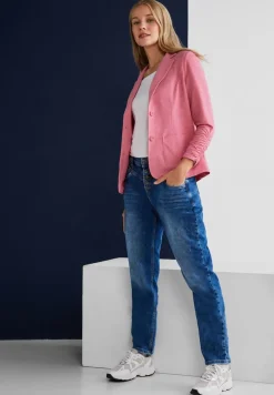 Street One Jacken*Blazer mit Raffungen berry rose melange