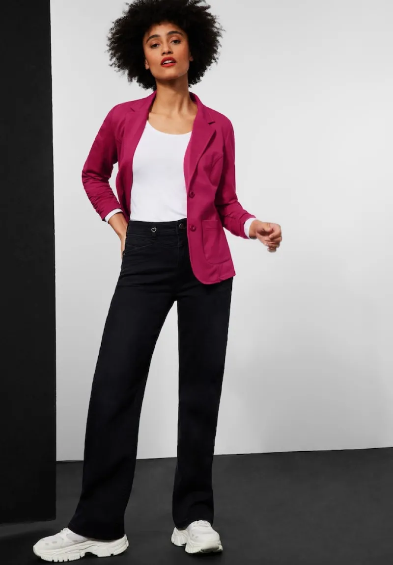 Street One Jacken*Blazer mit Raffungen woody rose