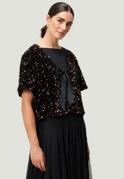 Zero Jacken*Blazerjacke mit Pailletten blackbrown