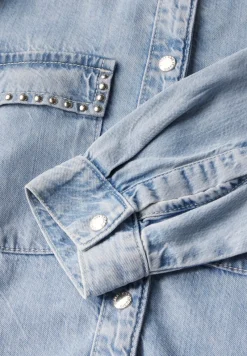 STREET ONE STUDIO Jacken*Bleached Denim Overshirt ultra bleach wash