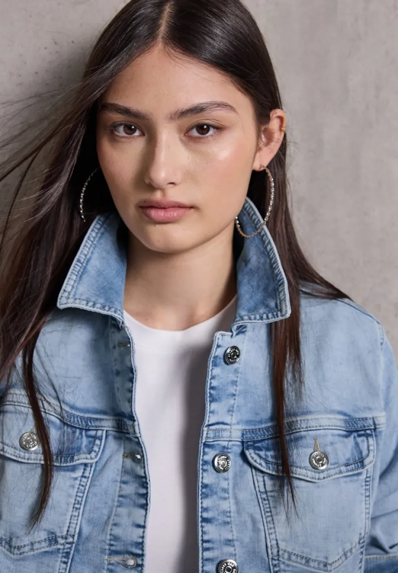 STREET ONE STUDIO Jacken*Bleached Jeansjacke bleach wash