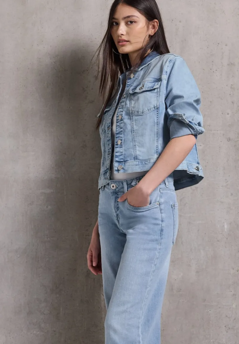 STREET ONE STUDIO Jacken*Bleached Jeansjacke bleach wash