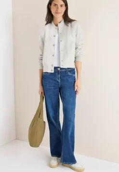 Cecil Jacken*Blouson in Wolloptik light greige melange