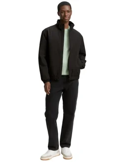 Tom Tailor Denim Jacken*Blouson Jacke mit Stehkragen Black