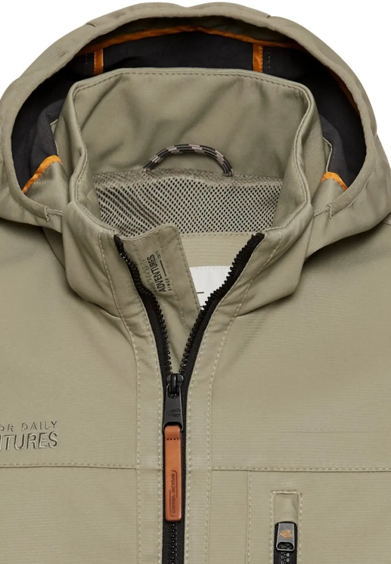 Camel Active Jacken*Blouson mit abnehmbarer Kapuze khaki