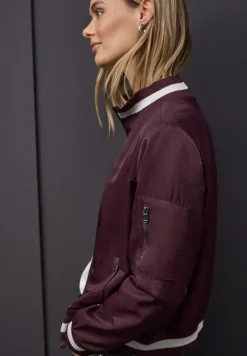 Street One Jacken*Blouson mit Collegedetails jazz berry