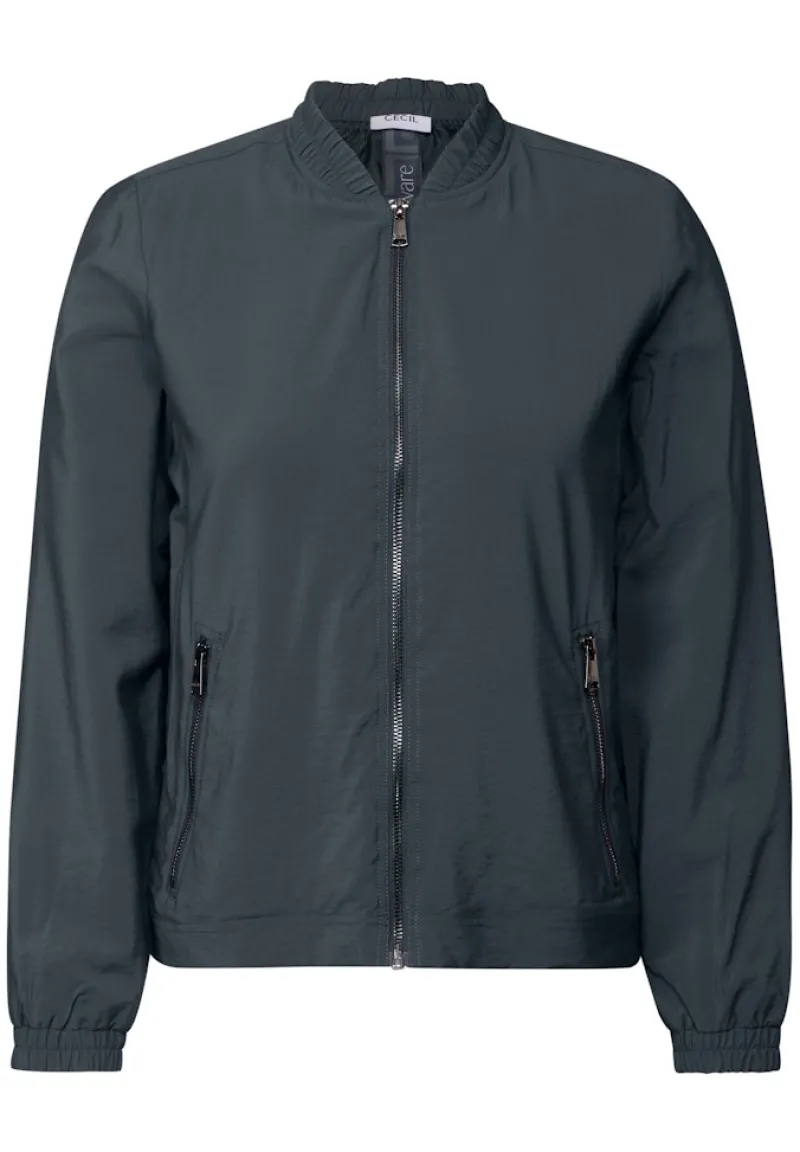 Cecil Jacken*Blouson mit feiner Struktur slate khaki