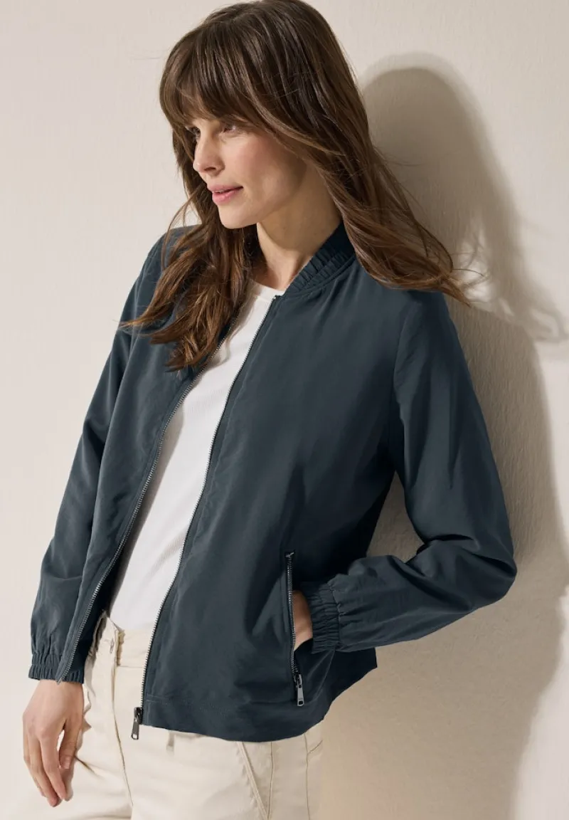 Cecil Jacken*Blouson mit feiner Struktur slate khaki