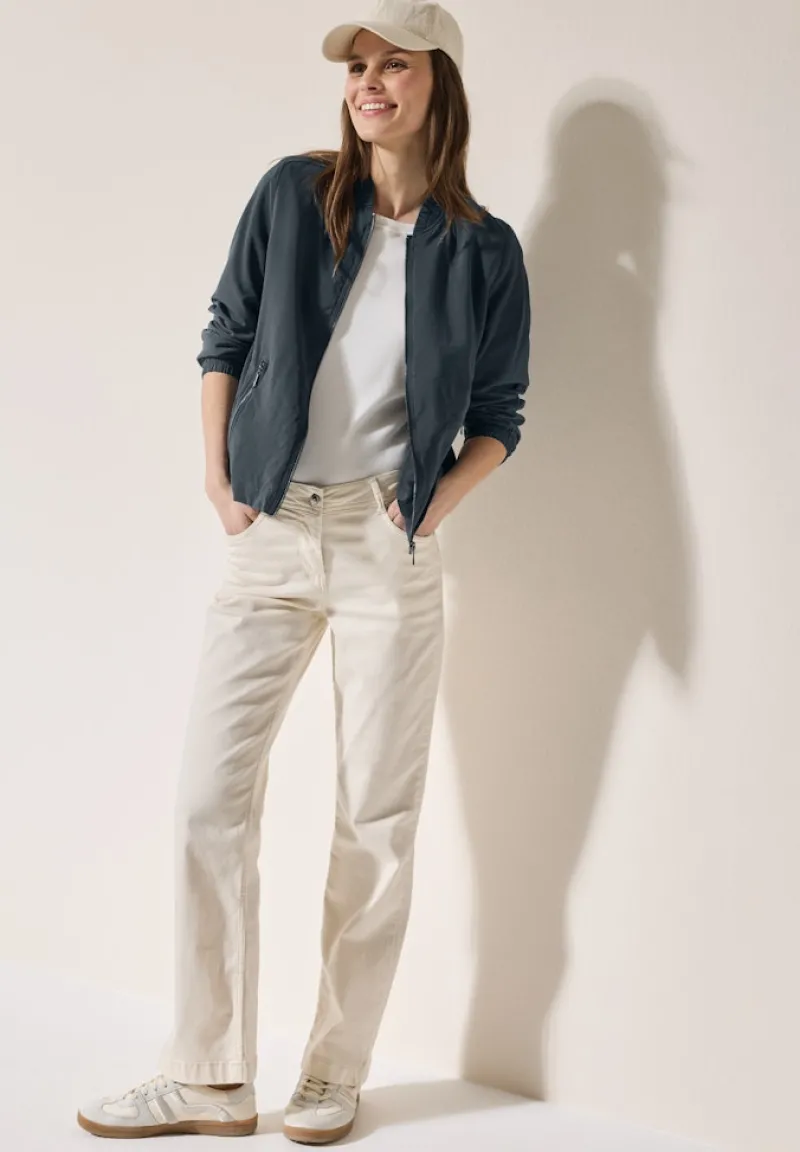 Cecil Jacken*Blouson mit feiner Struktur slate khaki