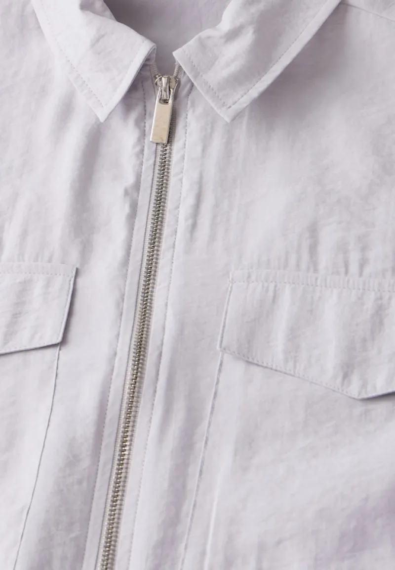 Street One Blusen*Blouson mit Taschen heather grey