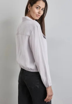 Street One Blusen*Blouson mit Taschen heather grey