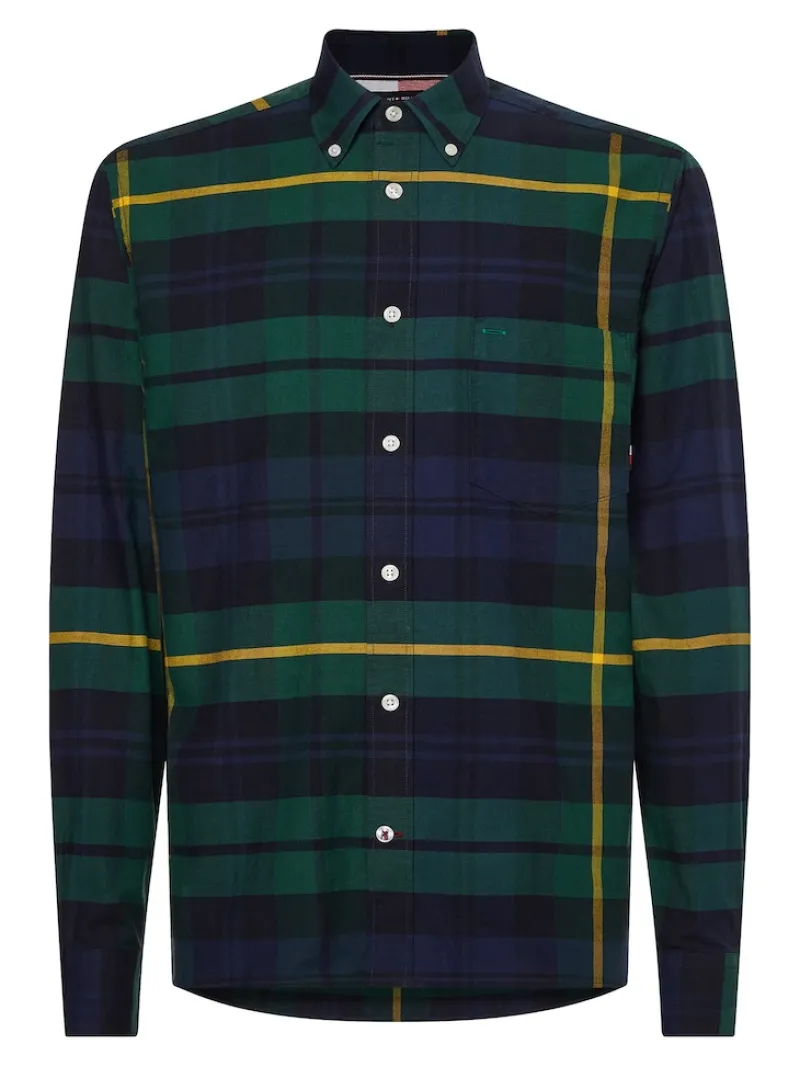 Tommy Hilfiger Hemden*BLOWN UP BLACKWATCH CF SHIRT desert sky - hunter - multi