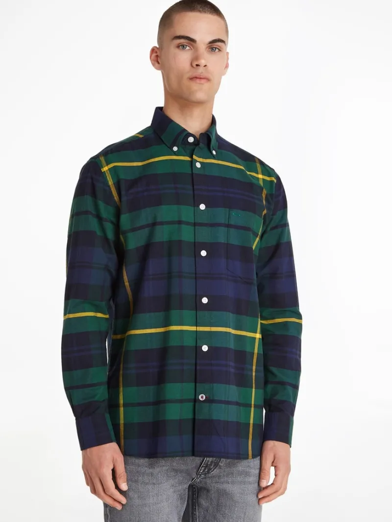 Tommy Hilfiger Hemden*BLOWN UP BLACKWATCH CF SHIRT desert sky - hunter - multi