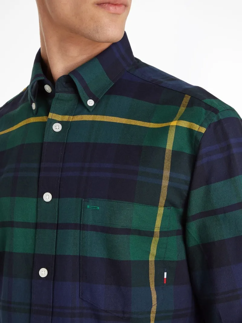 Tommy Hilfiger Hemden*BLOWN UP BLACKWATCH CF SHIRT desert sky - hunter - multi