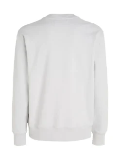 Calvin Klein Jeans Pullover & Sweatshirts|Big Boys*BLURRED ADDRESS LOGO CREW NECK ghost grey