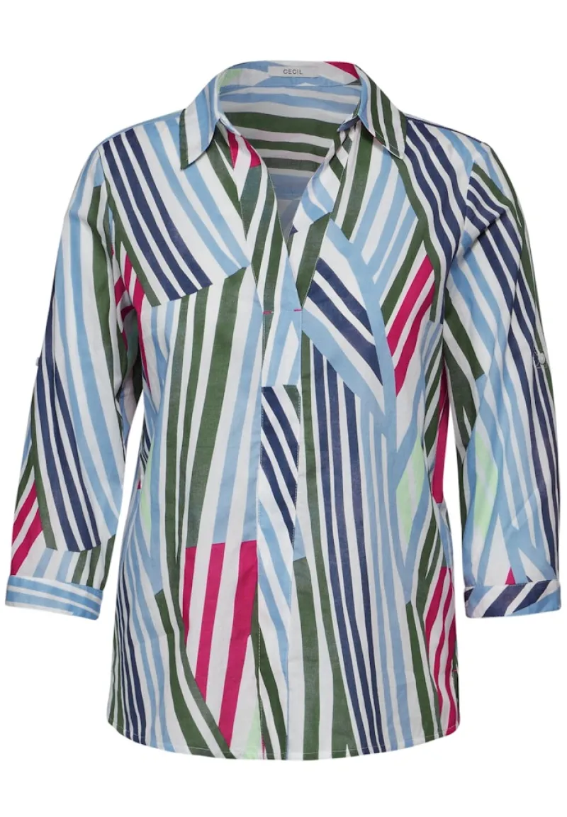 Cecil Blusen*Bluse aus Baumwolle vanilla white