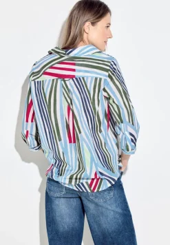 Cecil Blusen*Bluse aus Baumwolle vanilla white