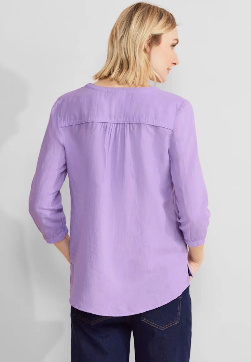 Street One Blusen*Bluse aus Leinenmischung smell of lavender