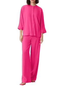 Comma Blusen*Bluse aus Viskosemix pink