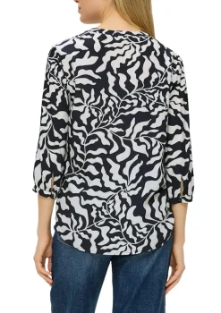 s.Oliver Blusen*Bluse blau2