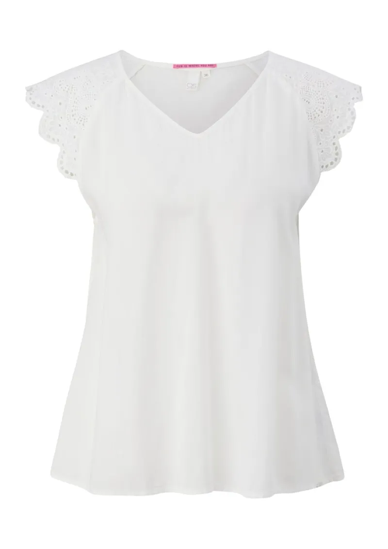 QS Blusen*Bluse creme