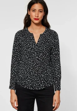 Street One Blusen*Bluse im Allover Print Black