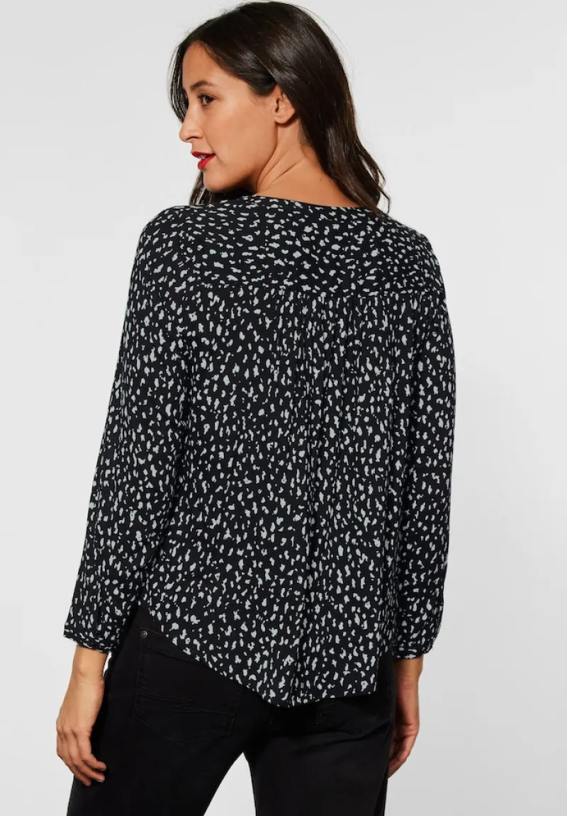 Street One Blusen*Bluse im Allover Print Black