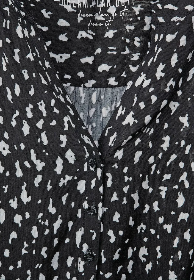 Street One Blusen*Bluse im Allover Print Black