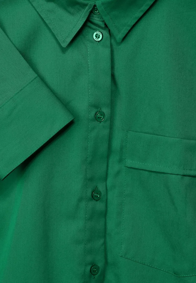Street One Blusen*Bluse im Office Look brisk green