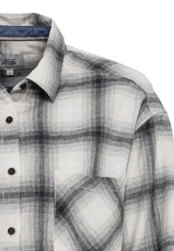 Camel Active Blusen*Bluse in kariertem Flanell heather grey check