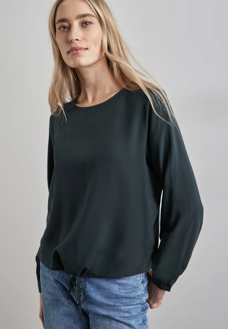 Street One Blusen*Bluse in Unifarbe cool vintage green