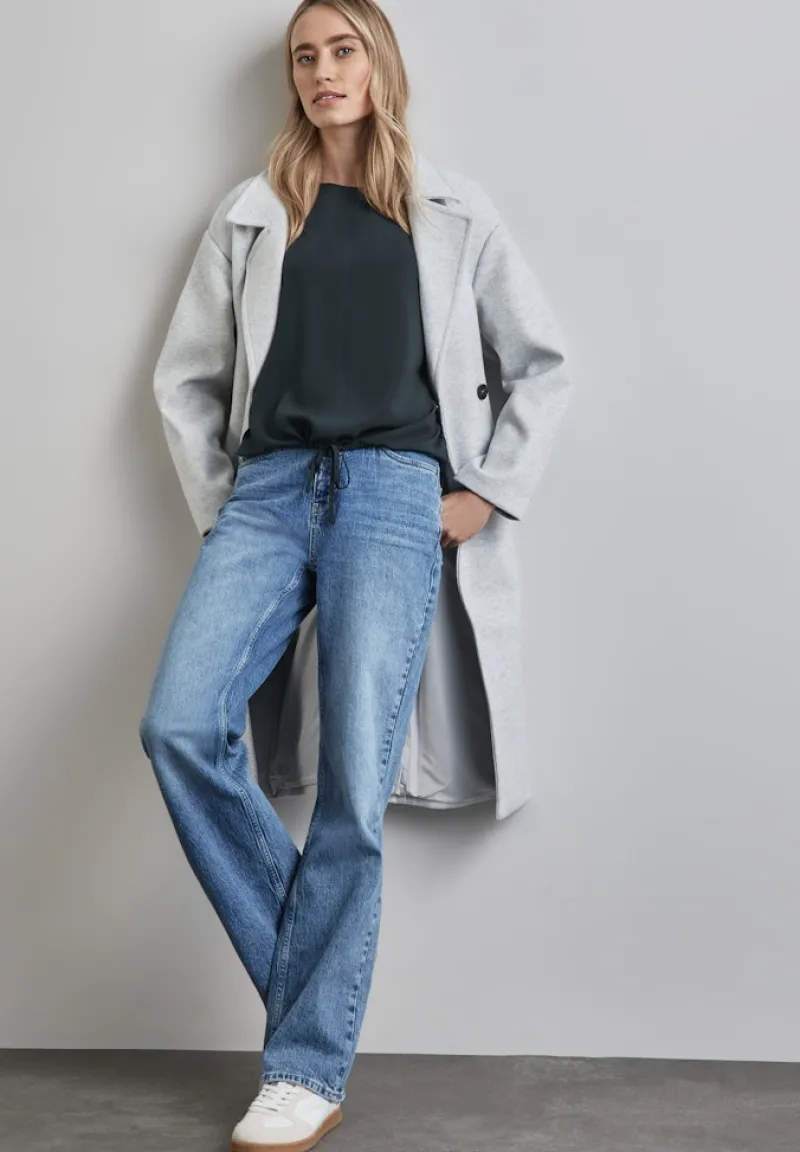 Street One Blusen*Bluse in Unifarbe cool vintage green