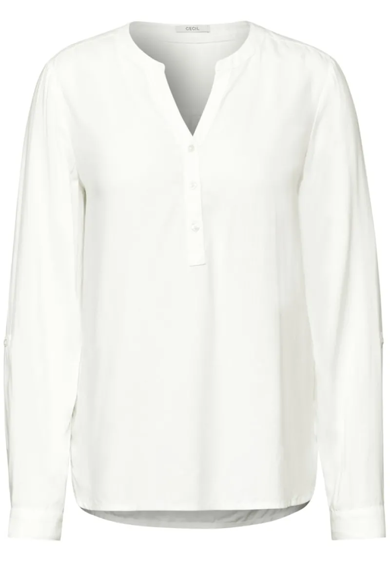 Cecil Blusen*Bluse in Unifarbe vanilla white