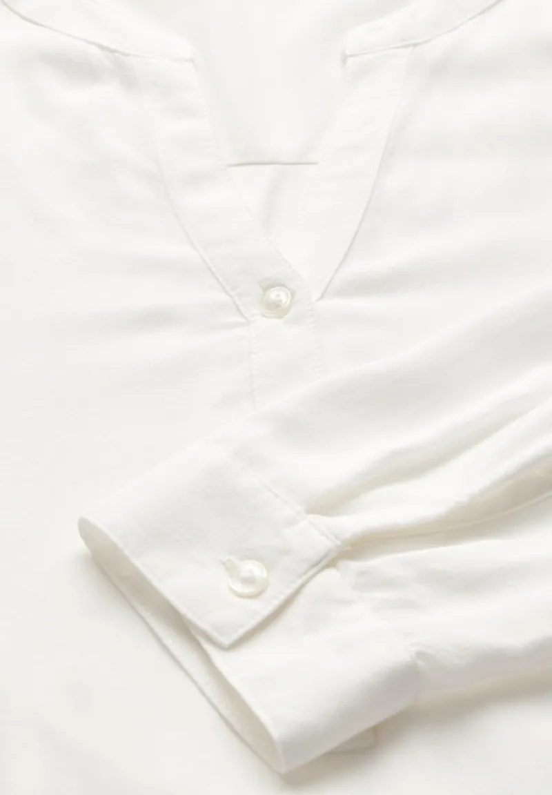 Cecil Blusen*Bluse in Unifarbe vanilla white