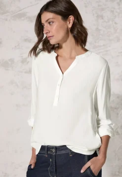 Cecil Blusen*Bluse in Unifarbe vanilla white