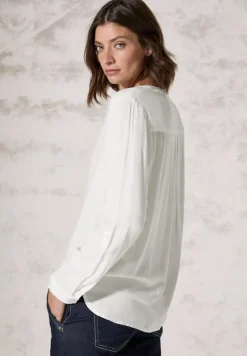 Cecil Blusen*Bluse in Unifarbe vanilla white